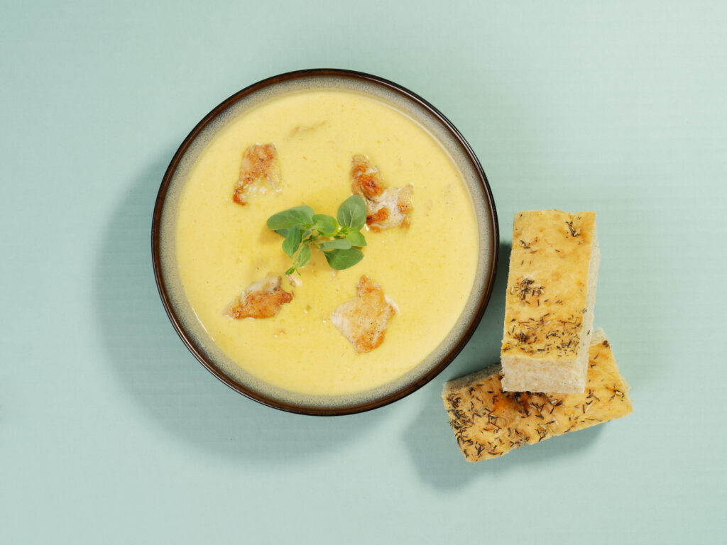 Kremet kyllingsuppe