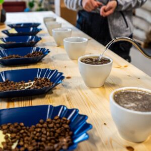 Kaffesmaking/ cupping