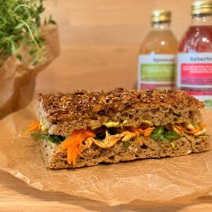 Grov sandwich med teriyakikylling